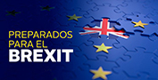 Logo sobre la salida del Brexit