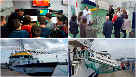 Visita al Buque Oceanográfico Ramón Margalef