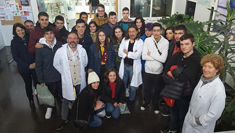 Visita alumnos IES de Quiroga (Lugo)