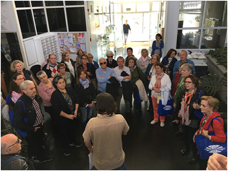 Grupo formado por 65 alumnos de la Universidad Senior de A Coruña