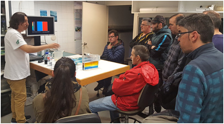 Visita de APEM - Centro Ágora y del Forum Metropolitano al Centro Oceanográfico de A Coruña del IEO