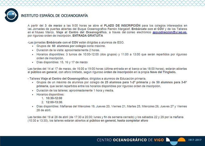 Inscripciones online Centenario CO Vigo 