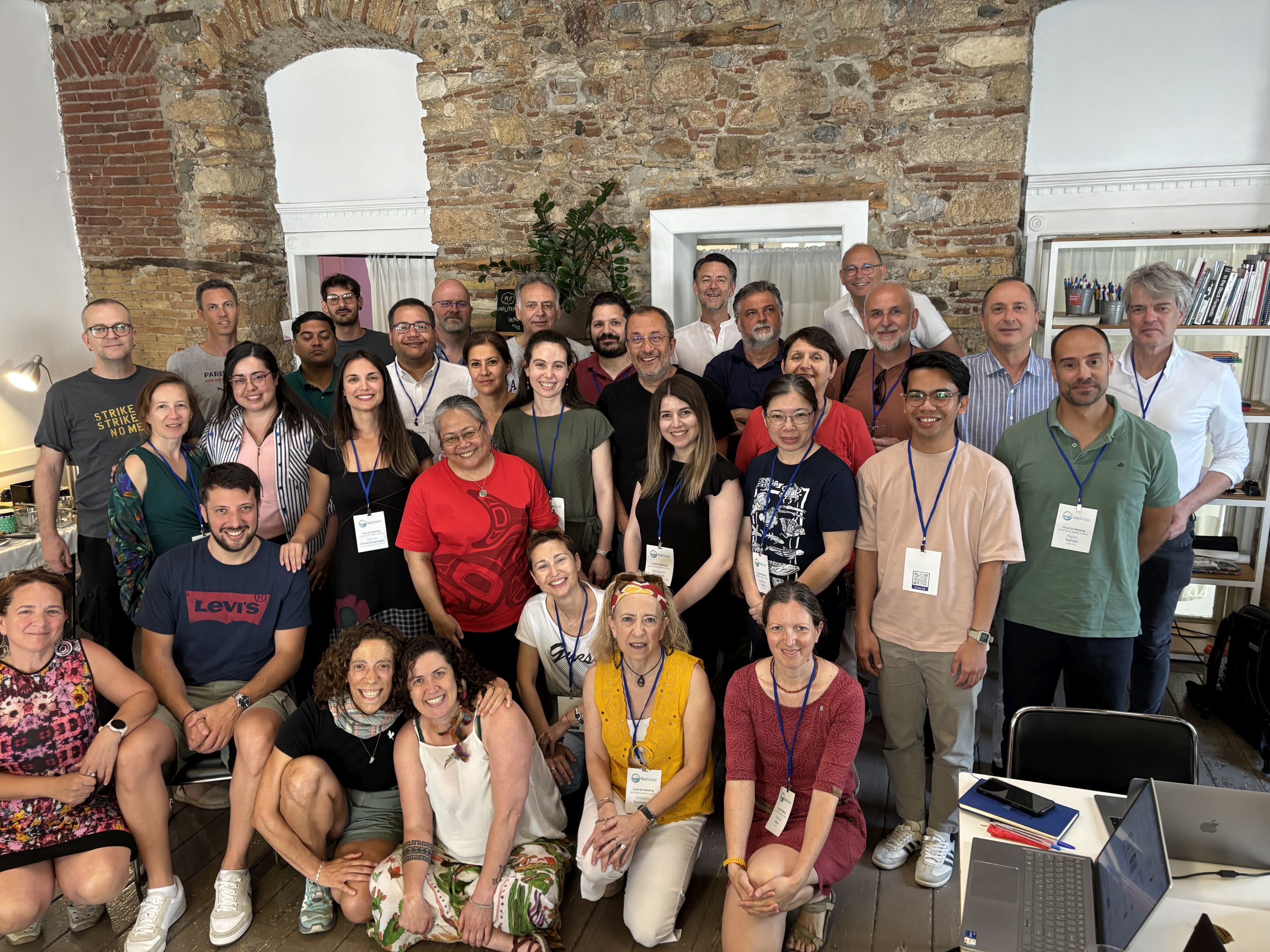 Asistentes a la asamblea final del proyecto europeo EcoScope en Atenas © EcoScope