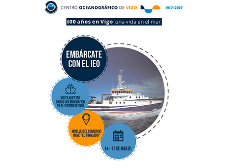 Jornada de puertas abiertas del buque oceanográfico Ángeles Alvariño en el Puerto de Vigo