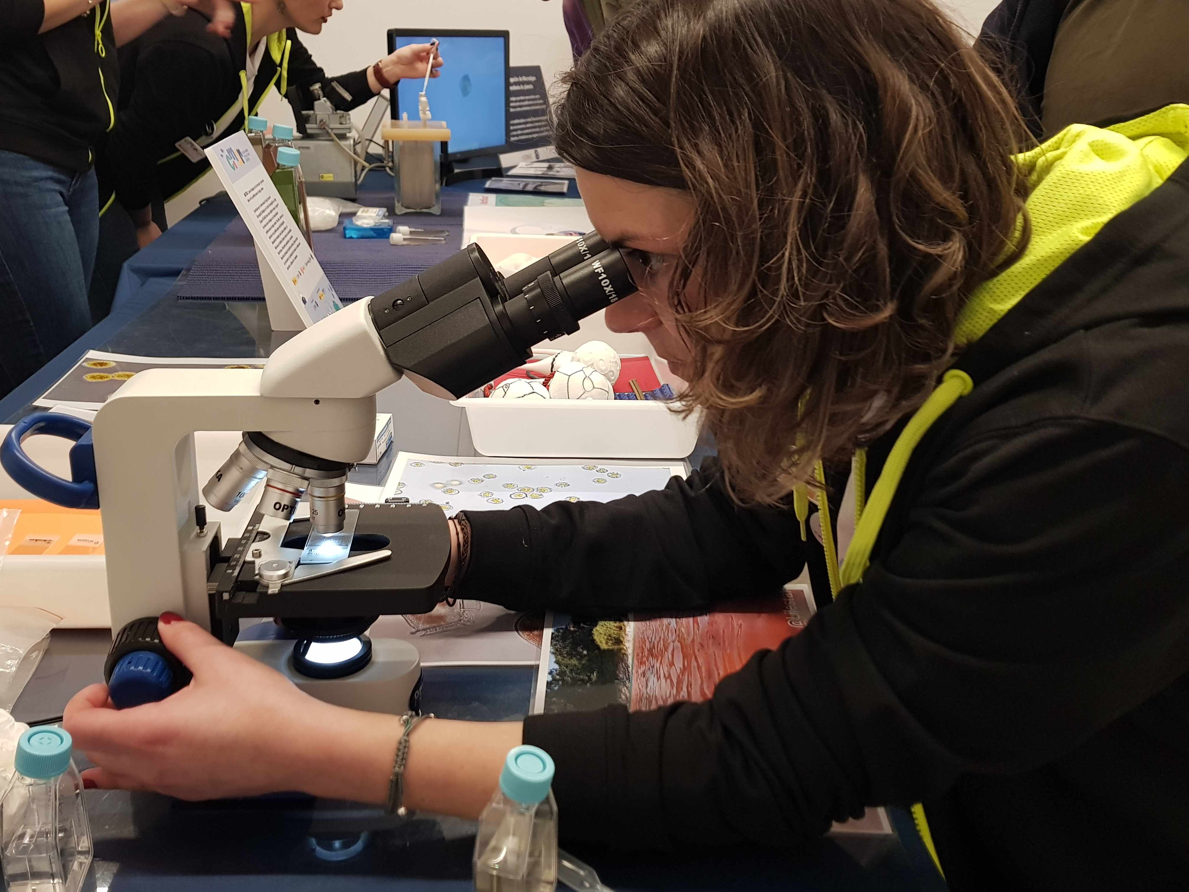 Detalle de un taller divulgativo realizado por el Instituto Español de Oceanografía Detalle de un taller divulgativo realizado por el Instituto Español de Oceanografía