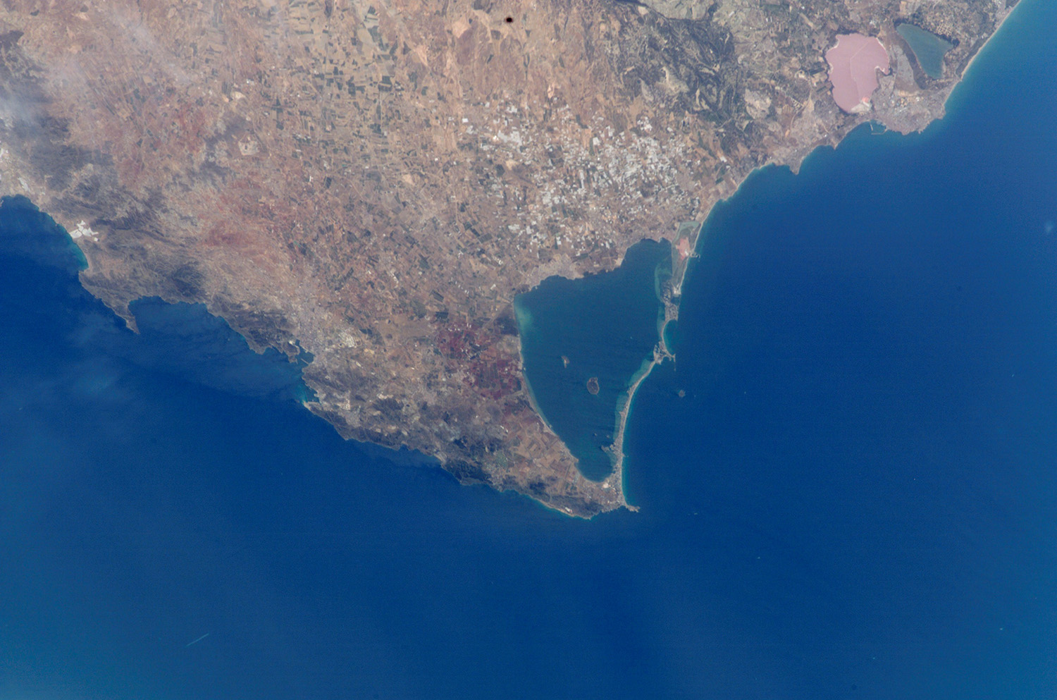 Imagen de satélite del Mar Menor