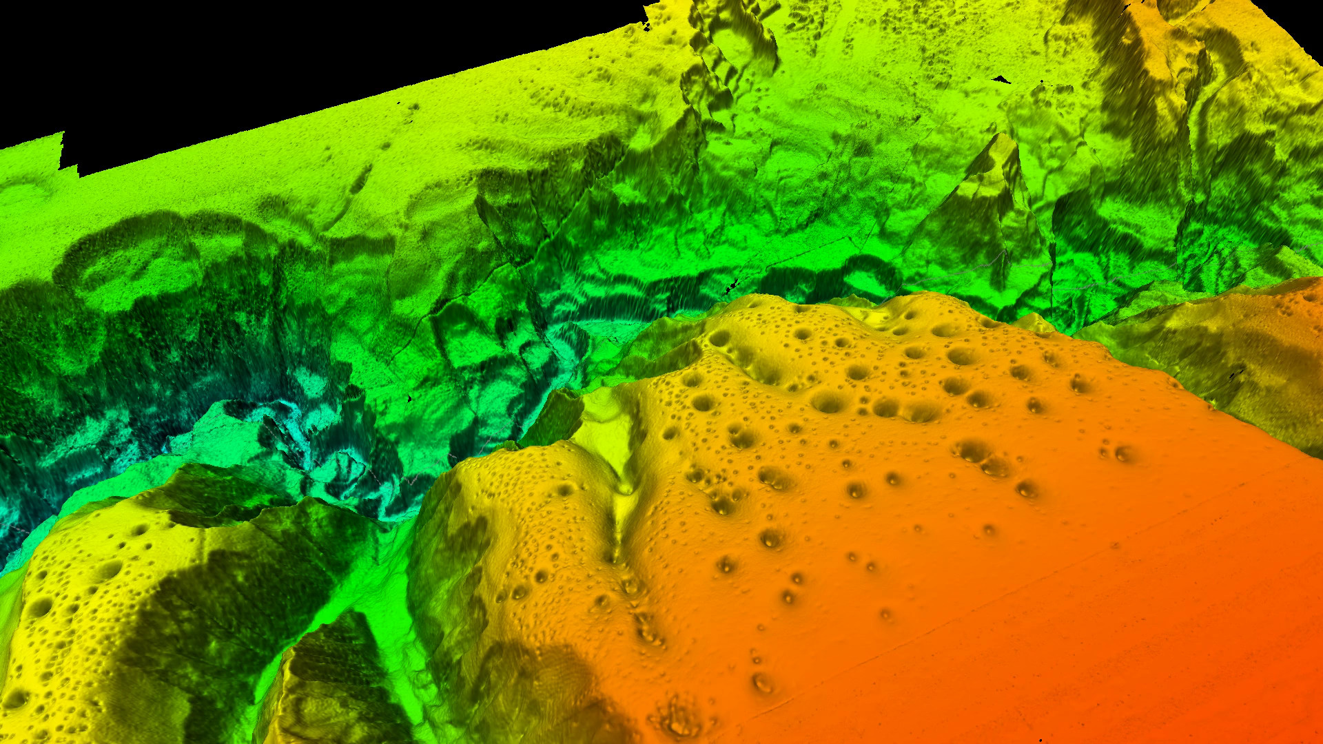 Reconstrucción 3D del fondo marino de Capbreton / IEO