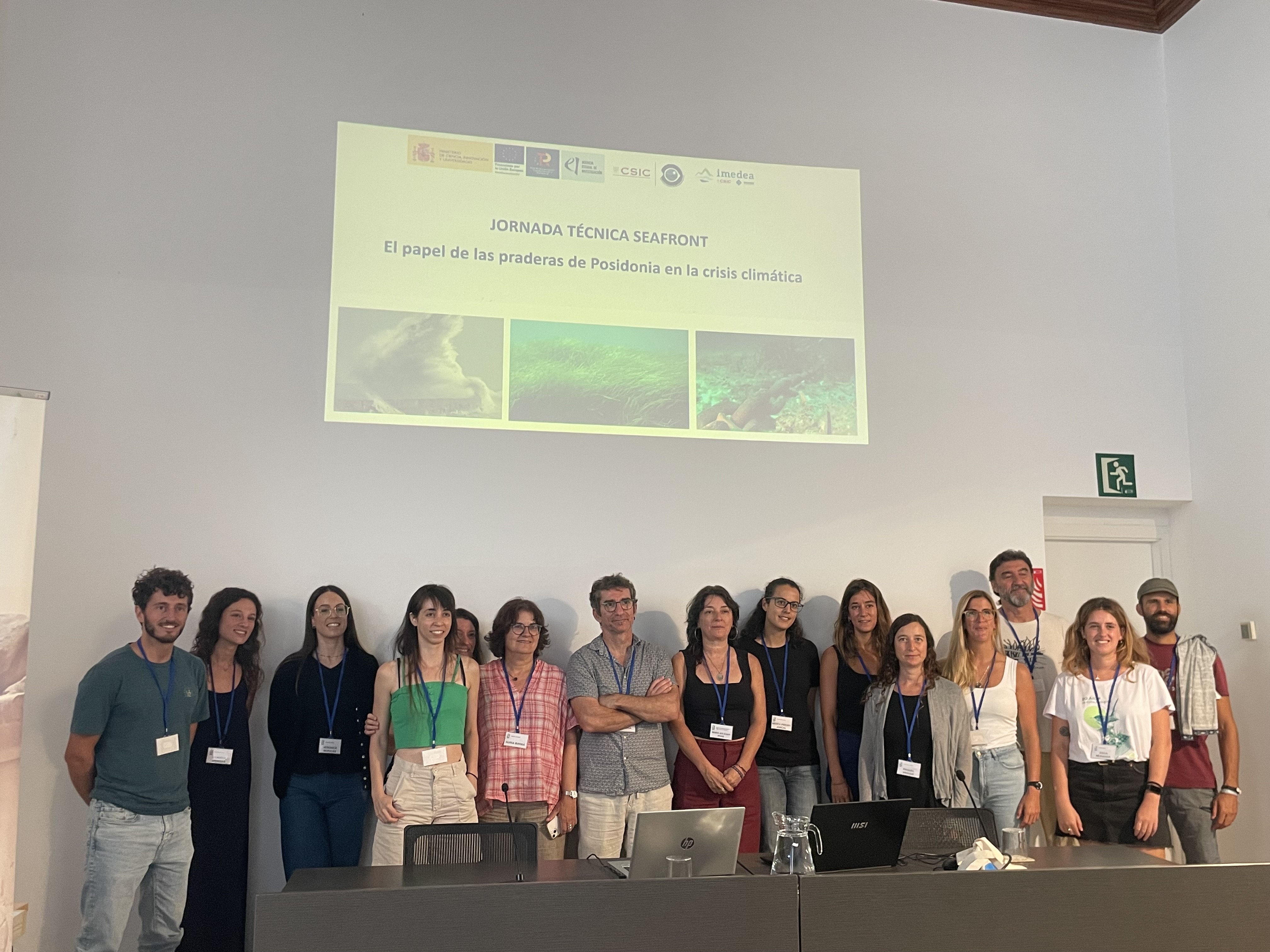 Foto de grupo de los participantes en la jornada. © IEO-CSIC