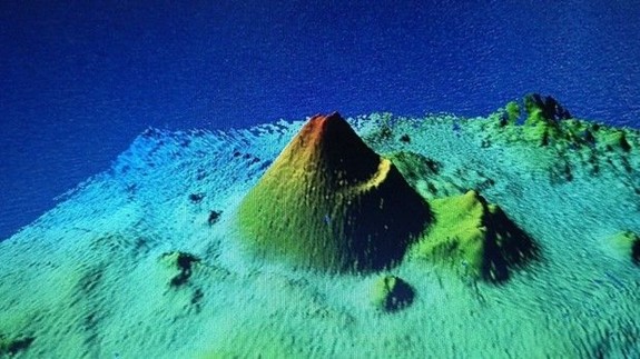 Imagen 3D del volcán de Enmedio / IEO-CSIC